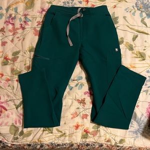 Figs Hunter green xxs yola pants